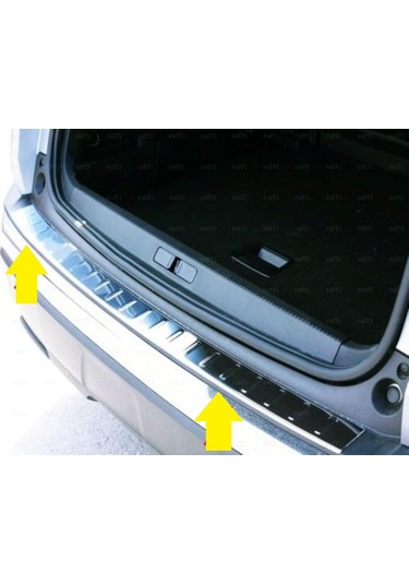 Ebal Otomotiv Peugeot 3008 Krom Arka Tampon Eşiği Taşlı 2016 ve Sonrası