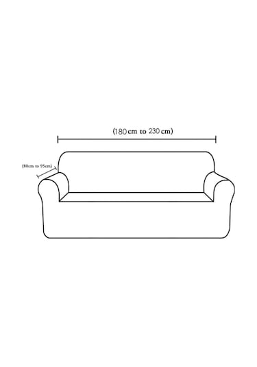 Upmall Bürümcük Koltuk Örtüsü Kanepe Örtüsü 3lü Beyaz Beyaz