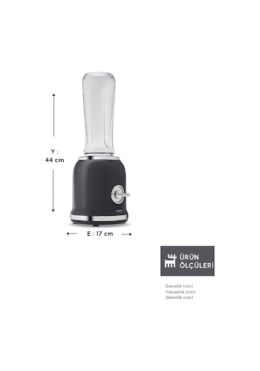 Karaca Retro Personal Kişisel Smoothie Blender