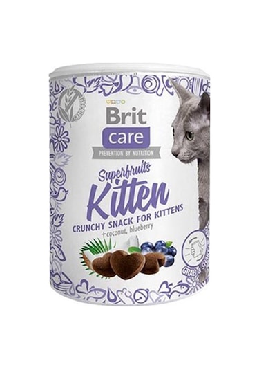 Brit Care Snack Superfruits Yavru Kedi Ödülü 100 G