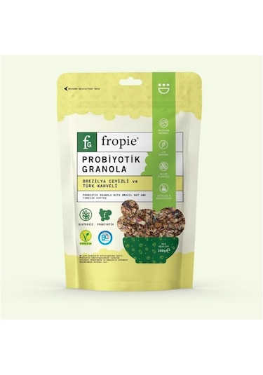 Fropie Probiyotik Granola - Brezilya Cevizi & Kahve 200 G