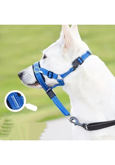 Elmpaly Kırmızı Xl Rahat Köpek Başlığı, Ayarlanabilir Tasmalı Antrenman Yürüyüş Yeleği