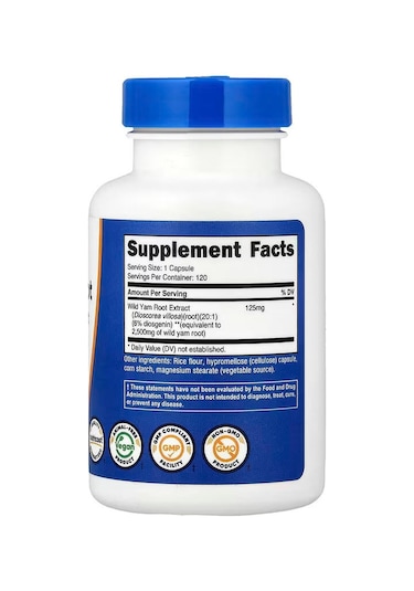 Nutricost Wild Yam Root 120 Capsules