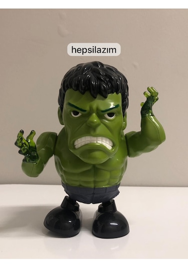 Işıklı Sesli Dans Eden Hareket Eden Pilli Hulk Oyuncak Diğer