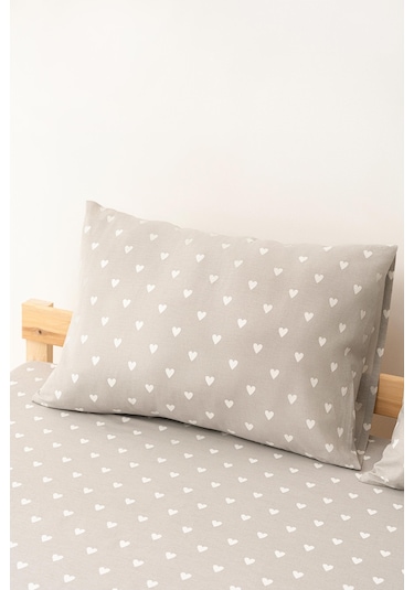 Soley Mix & Match Hearts %100 Pamuk 2'li Yastık Kılıfı Seti 001