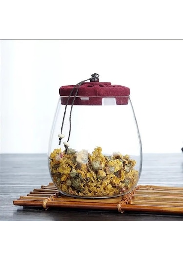 Qerhome Anadolu İlmiği - 4 Lü Doğal Cam Kavanoz Seti 650 Ml Şeffaf