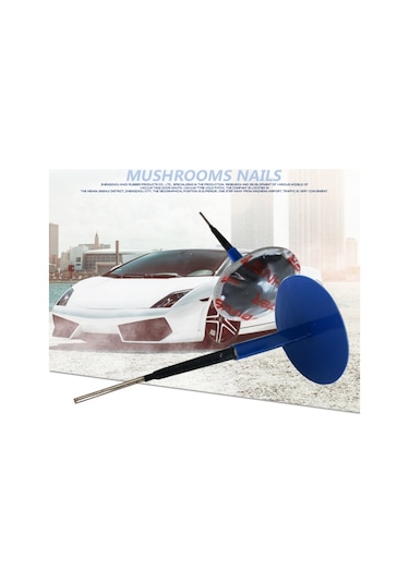 Sones 24 Adet 6mm Mantar Tırnak-lastik Filmi Lastik Soğuk Yama Filmi Kauçuk Lastik Tamir Kiti