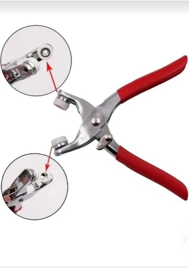 9.5 Mm Metal 50 Çıt Çıt, El Pensesi, Set- Gömlek Ve Bebe Çıtçıt M