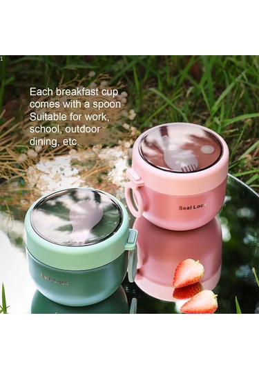 600 Ml Paslanmaz Çelik Öğle Yemeği Kutusu D Açık Kırmızı