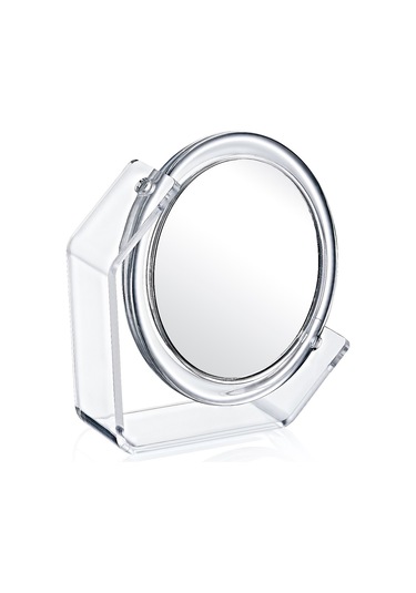 Periboia Oval Makyaj Aynası 360 Derece Dönen Çift Taraflı Yakınl Çok Renkli