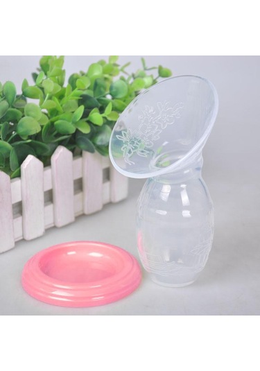 Sarı Manuel Emzirme Pompası Manuel Anne Sütü Silikonu Süt Şişeli