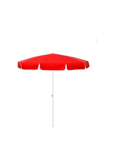 Formoutdoor Çizgili Renkli Plaj Şemsiyesi + Taşıma Çantası