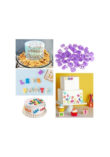 Sones 114'ü 1 Arada Fondan Kek Pişirme Dekorasyon Araçları Piston Kesiciler Çiçek Kalıpları Seti