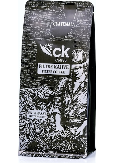 Guatemala Çekirdek Filtre Kahve 200 G Çekirdek Kahve