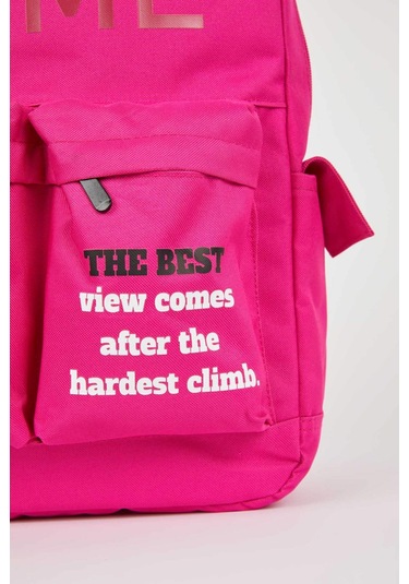 Defacto Kadın Okul Sırt Çantası A3299AXNSPN225 Pembe