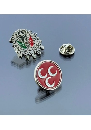 Mhp Rozet - Osmanlı Sancak Rozeti Hediyeli Çok Renkli