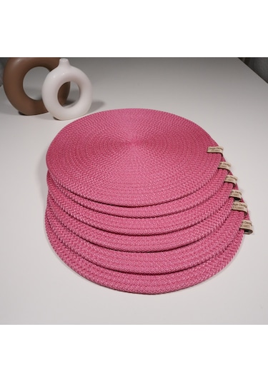Zengin Design Home 10 Yuvarlak Runner & Amerikan Servisi Pembe