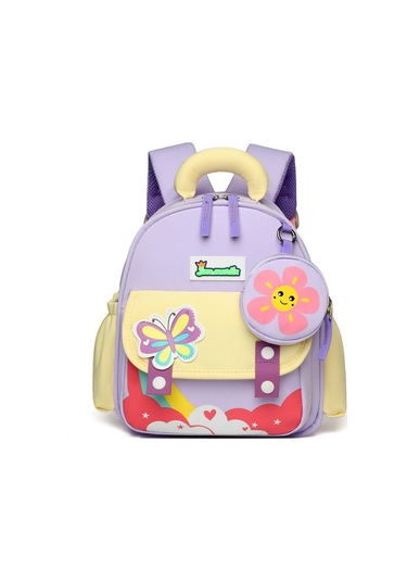 Zilinn Okul Öncesi Eğitim İlkokul Kızları İçin Renkli Kontrast Renkli Dış Mekan Sırt Çantası, Yeni Model Sevimli Çizgi Film Karakterli Çocuk Sırt Çantası. Desenli