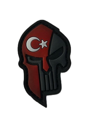 Single Sword Plastik Patch T.c. Kuru Kafa Siyah Çok Renkli