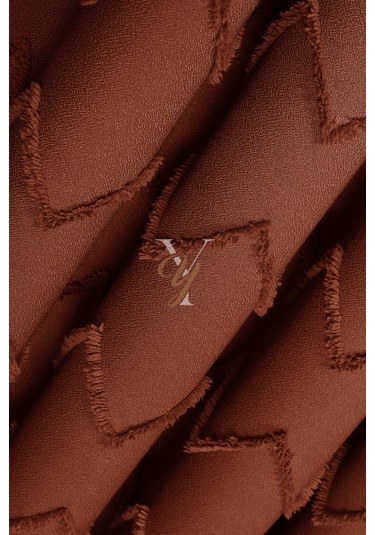 Jakar Kesme Fon Perde Ezgi V-6010 Turuncu Turuncu