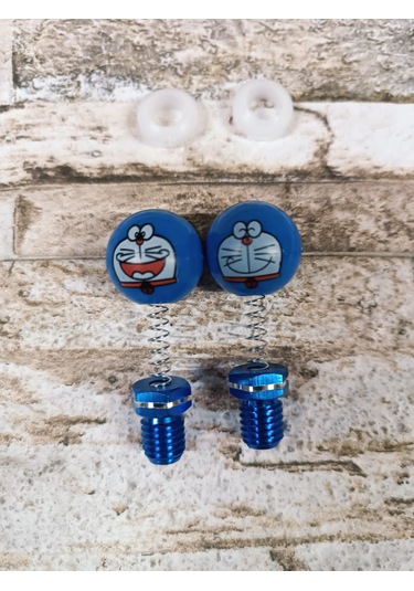 Cg Motosiklet Ayna Süsleme 10mm Düz Diş Doraemon