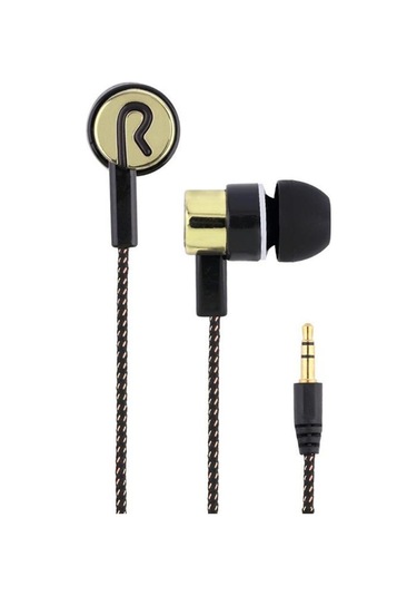 Vkemall Güneşte Parlayan Fiber Kablolu Stereo Kulak İçi Kulaklık, Gürültü Engelleme, 3.5mm Bağlantı, Kırmızı