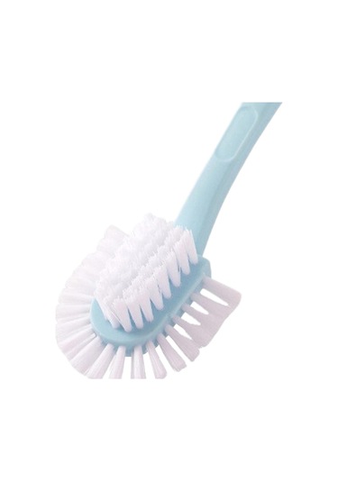 Suntek Ayakkabı Temizleme Fırçası, Uzun Saplı Temizleyici, Mavi