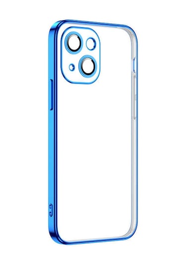 Apple Uyumlu iPhone 13 Mini Uyumlu Zore Krep Kılıf-mavi Mavi -