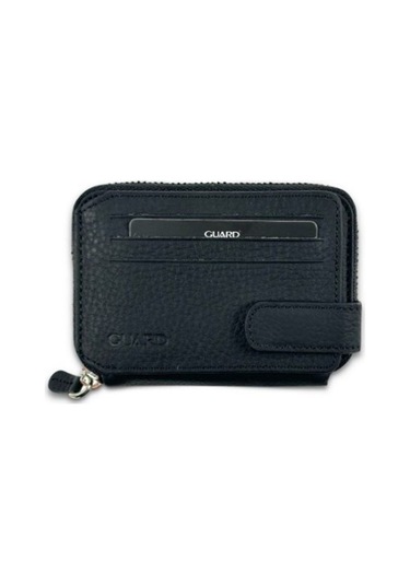 3064 Model Gerçek Deri Cüzdan Siyah Renk Çok Renkli