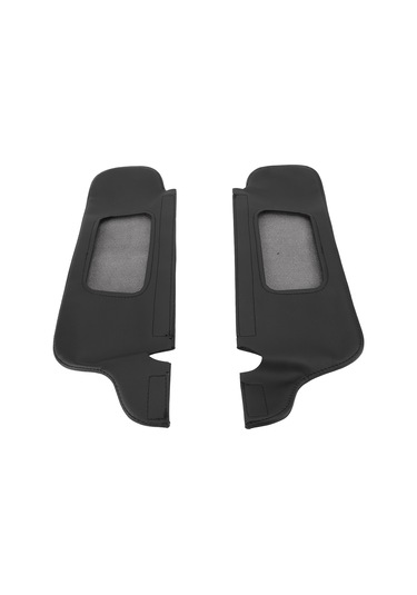 Reedark Ford Mustang 1994-2004 İçin Gri Pu Deri Güneş Koruyucu Örtü 2 Adet - Kolay Kurulum, Kırılma Direnci Ve İç Dekorasyonu Zenginleştirir