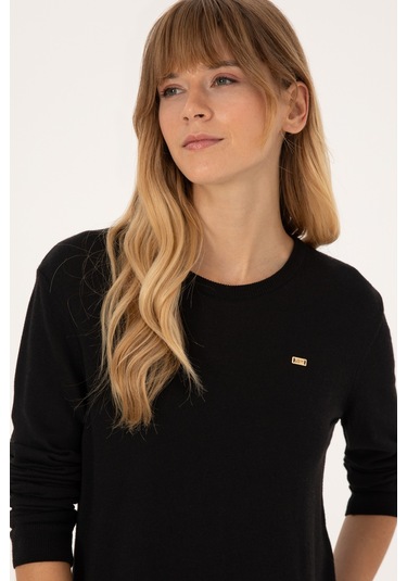 U.s. Polo Assn. Kadın Siyah Kazak /triko 50315449-vr046 Sıyah