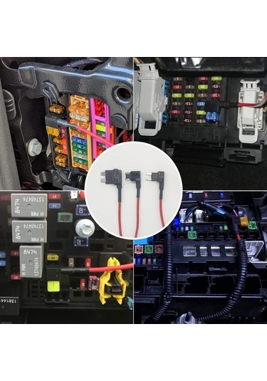 Dashanshop 10lu Sigorta Tutucu Otomobil Mini Ve Low Profile Sigorta Adaptörü Araç Kamyon Tekne