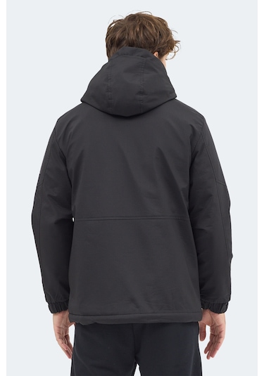 Slazenger Globe Erkek Siyah Mont & Kaban Siyah