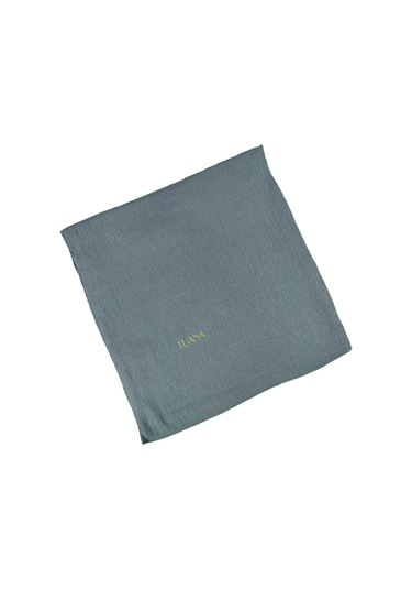 Tuana Eşarp Pamuk Jazz Eşarp 105x105cm Koyu Gri