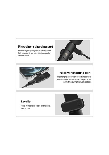 Wondernest İphone Uyumlu/ipad İçin Puluz K. Yankı Azaltma Mikrofonlar