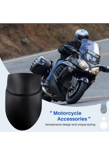 Nayomiglow Motosiklet Aksesuarları Ön Çamurluk Çamurluk Uzatıcı Çamurluk Yamaha Fjr 1300 Fjr1300 2006-2024 Siyah