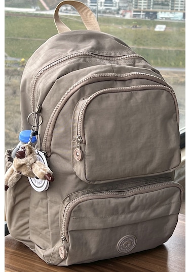 Nemo Group Sırt Çantası Açık Vizon Krinkıl Kumaş Suya Dayanıklı Vizon