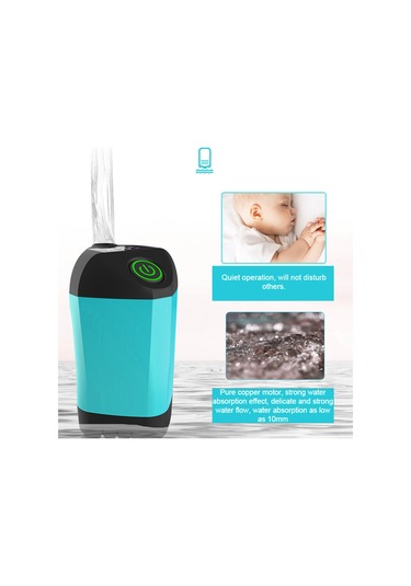 Açık Kamp Duş Taşınabilir Elektrikli Duş Pompası Ipx7 Y25738-1 Mavi Mavi