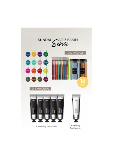 Kundal Deep Clean Toothbrush Soft Type 16 Set