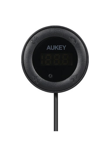 Aukey F4p Kablosuz Araç Fm Vericisi, Tüm Akıllı Telefonlar Ve Ses Oynatıcılar İçin Kablosuz Araç Ses Bt Kiti