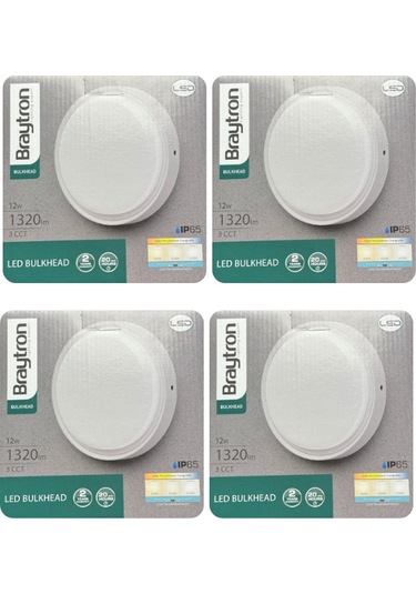 4 Adet Braytron 12w Beyaz, Günışığı, Sarı Işık Ayarlanabilir Dış Mekan Sıva Üstü Led Armatür Beyaz-günışığı-sarı Çok Renkli