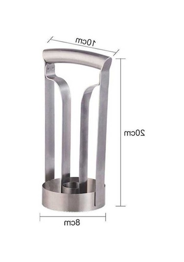 Ulzyvf Soyucu Sökücü Çekirdek Bıçağı, Ananas Zl Gri Paslanmaz Çelik Gri