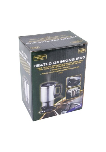 Sones Paslanmaz Çelik Elektrikli Akıllı Kupa 12 V Araba Elektrikli Su Isıtıcısı Isıtmalı Kupa Fincanı Şarj Kupa & Bardak 52819110