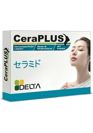 Delta Ceraplus Seramid Biotin Multimineral 30 Kapsül