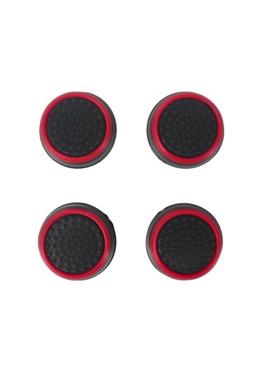 Ps4/ps5/xbox Analog Koruyucu 4lü Paket Siyah Kırmızı - Gp5-22