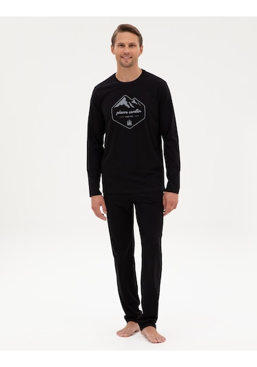 Pierre Cardin Erkek Siyah Pijama Takım 50322632-001 Siyah Pierre Cardin Erkek Siyah Pijama Takım 50322632-001 Siyah