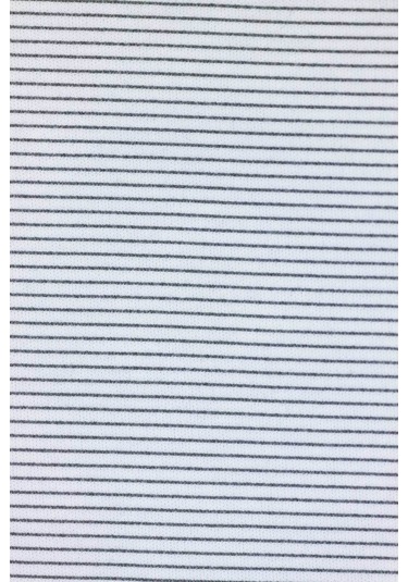 Boumini Bebek Kısa Kollu Şort Tulum Gri Çizgili Doğal Kumaş Pamuk