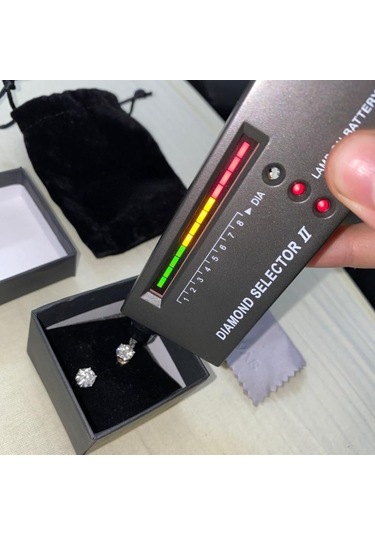 Mavi Bagueringen Gerçek 0.5-1 Karat D Renk Mozanit Saplama Küpe Kadınlar Için En Kaliteli 925 Ayar Gümüş Köpüklü Düğün Takı