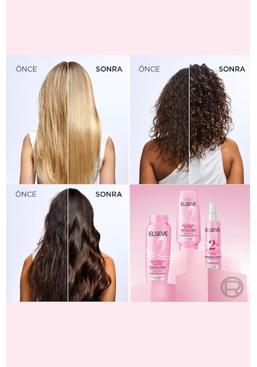 Elseve Glycolic Gloss Core Parlık Veren Bakım Şampuanı 5 x 300 ML