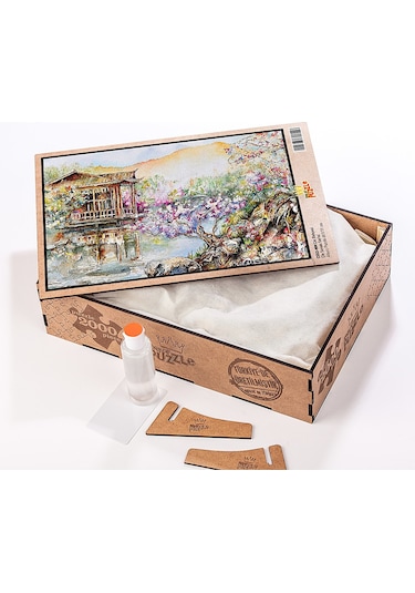 King Of Puzzle Çin Bahçesi Ahşap Puzzle 2000 Parça